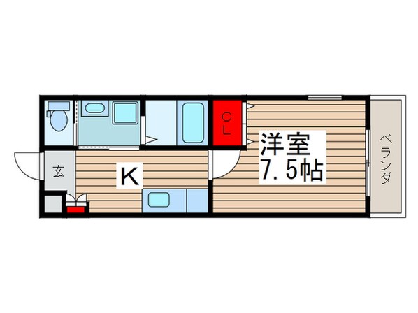 アリビオ松戸の物件間取画像